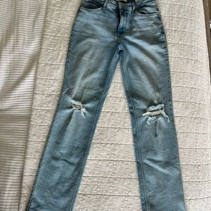 Wrangler Light Blue Straight Leg Jeans Size 6